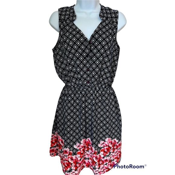 41 Hawthorne Sleeveless short Navy Blue Dress sz S - Picture 2 of 6